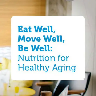 Nutrition for Healthy Aging