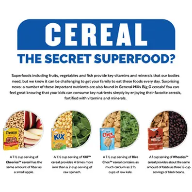 Cereal the secret superfood