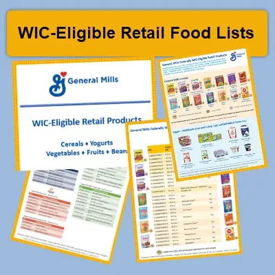 WIC Eligible Retail Food Lists