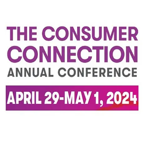 The Consumer Connection Annual Conference logo with dates April 29-May 1 2024